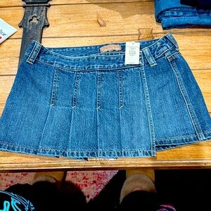 Abercrombie & Fitch Blue Denim Mini Skirt